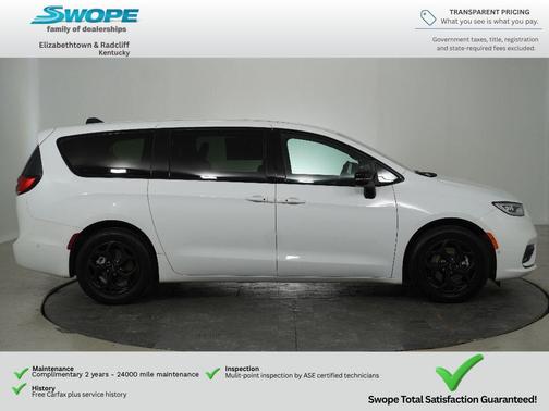 Bright White Clearcoat 2024 Chrysler Pacifica Hybrid S Appearance Pkg