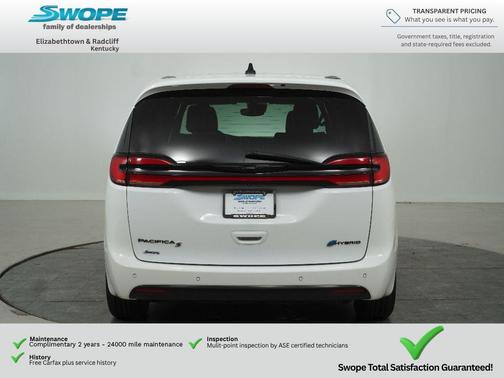 Bright White Clearcoat 2024 Chrysler Pacifica Hybrid S Appearance Pkg