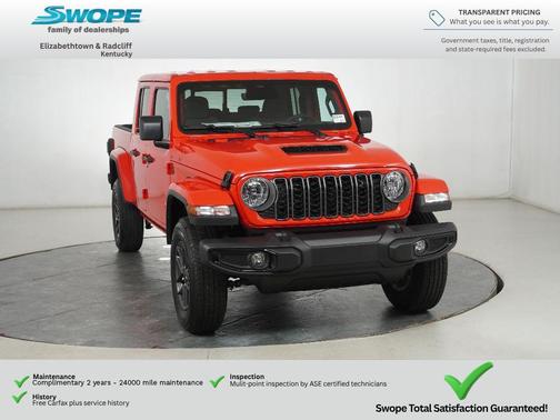 Firecracker Red Clearcoat (DISC) 2026 Jeep Gladiator Sport S