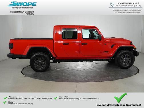 Firecracker Red Clearcoat (DISC) 2026 Jeep Gladiator Sport S
