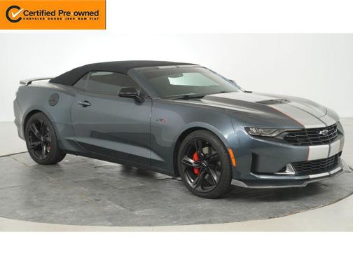 Shadow Gray Metallic 2023 Chevrolet Camaro RWD Convertible LT1