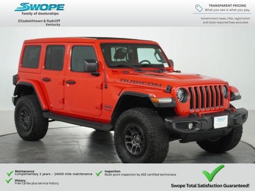 Firecracker Red Clearcoat 2022 Jeep Wrangler Unlimited Rubicon