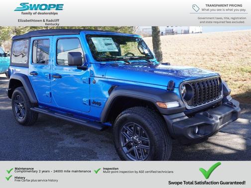 Hydro Blue Pearlcoat 2026 Jeep Wrangler Sport S