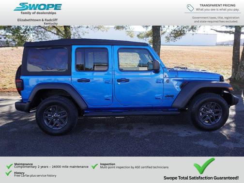 Hydro Blue Pearlcoat 2026 Jeep Wrangler Sport S
