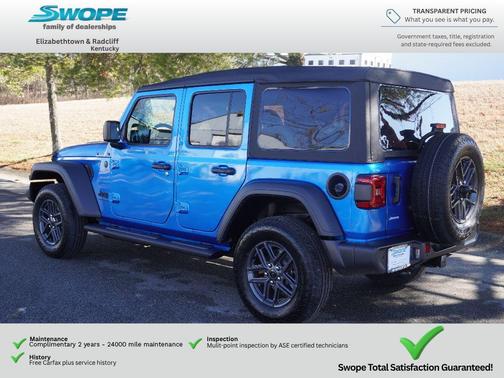 Hydro Blue Pearlcoat 2026 Jeep Wrangler Sport S