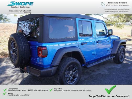 Hydro Blue Pearlcoat 2026 Jeep Wrangler Sport S