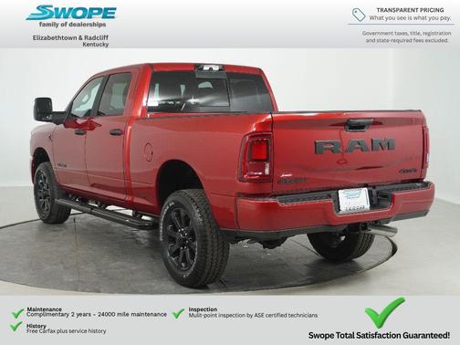 Molten Red Pearlcoat 2026 RAM 2500 Big Horn Crew Cab 4x4 6'4' Box