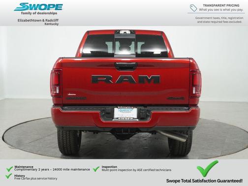 Molten Red Pearlcoat 2026 RAM 2500 Big Horn Crew Cab 4x4 6'4' Box