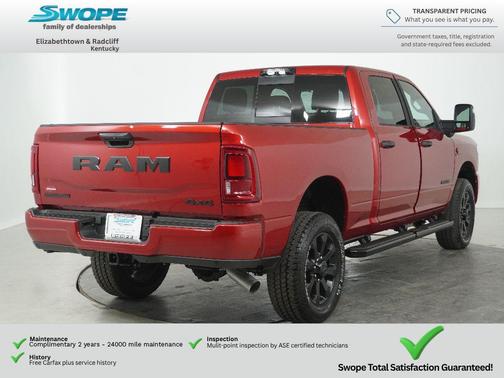 Molten Red Pearlcoat 2026 RAM 2500 Big Horn Crew Cab 4x4 6'4' Box