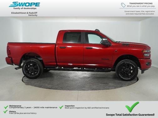 Molten Red Pearlcoat 2026 RAM 2500 Big Horn Crew Cab 4x4 6'4' Box