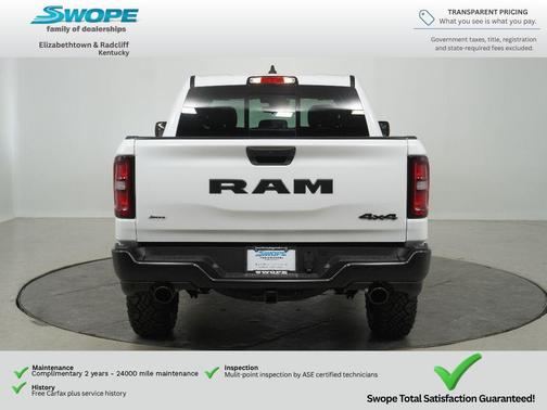 Bright White Clearcoat 2026 RAM 1500 Warlock Crew Cab 4x4 5'7' Box