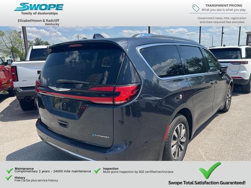 Maximum Steel Metallic Clearcoat 2021 Chrysler Pacifica Hybrid Touring L