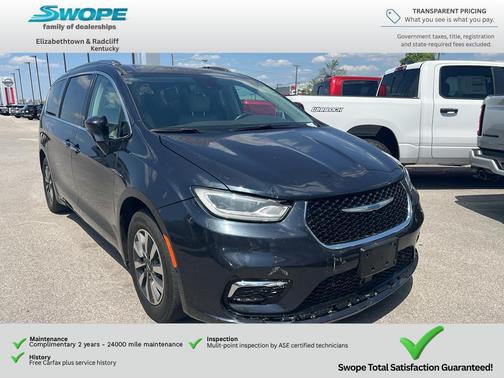Maximum Steel Metallic Clearcoat 2021 Chrysler Pacifica Hybrid Touring L
