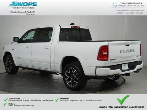 Bright White Clearcoat 2026 RAM 1500 Laramie