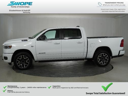 Bright White Clearcoat 2026 RAM 1500 Laramie