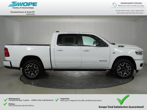 Bright White Clearcoat 2026 RAM 1500 Laramie