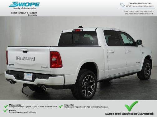 Bright White Clearcoat 2026 RAM 1500 Laramie