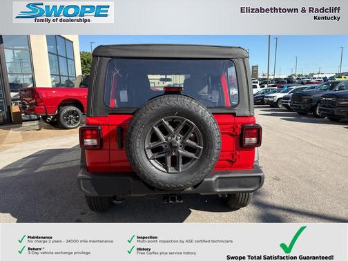 Firecracker Red Clearcoat 2026 Jeep Wrangler Sport