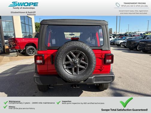 Firecracker Red Clearcoat 2026 Jeep Wrangler Sport