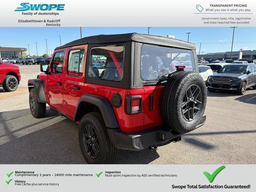 Firecracker Red Clearcoat 2026 Jeep Wrangler Sport
