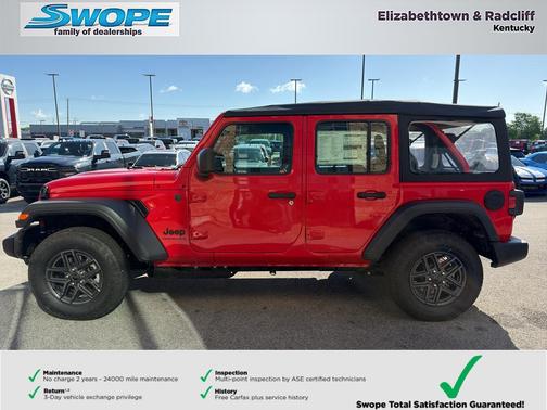 Firecracker Red Clearcoat 2026 Jeep Wrangler Sport