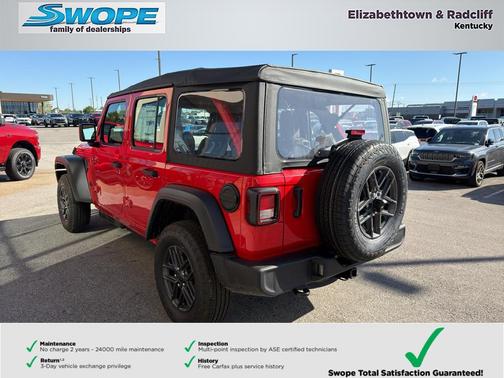 Firecracker Red Clearcoat 2026 Jeep Wrangler Sport