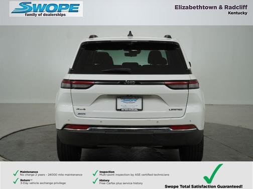 Bright White Clearcoat 2023 Jeep Grand Cherokee Limited