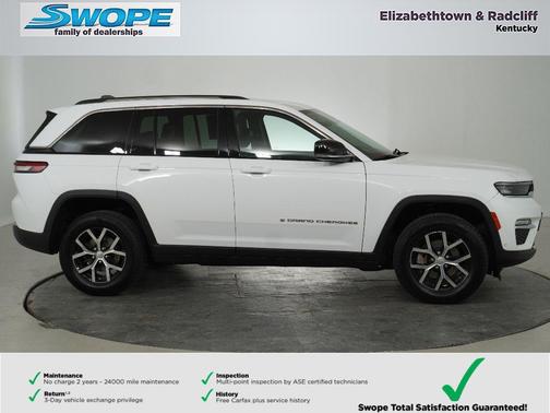 Bright White Clearcoat 2023 Jeep Grand Cherokee Limited