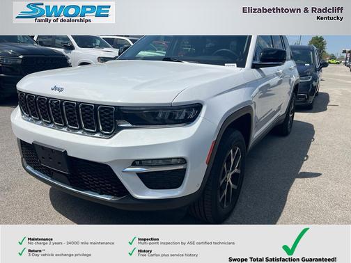 Bright White Clearcoat 2023 Jeep Grand Cherokee Limited