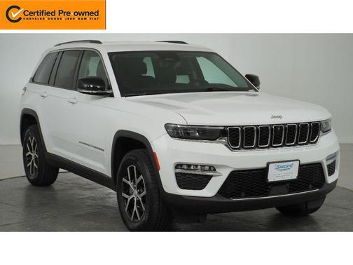 Bright White Clearcoat 2023 Jeep Grand Cherokee Limited