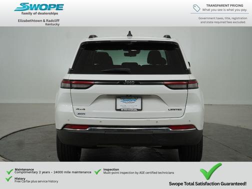 Bright White Clearcoat 2023 Jeep Grand Cherokee Limited