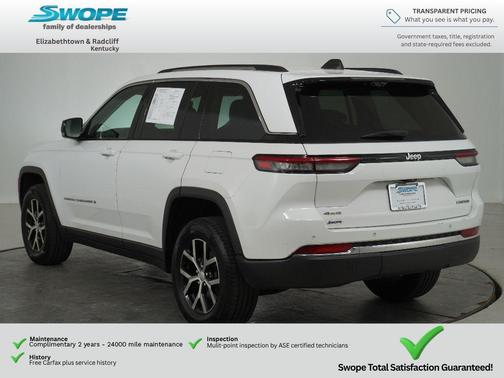 Bright White Clearcoat 2023 Jeep Grand Cherokee Limited