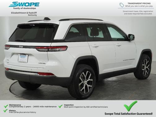 Bright White Clearcoat 2023 Jeep Grand Cherokee Limited