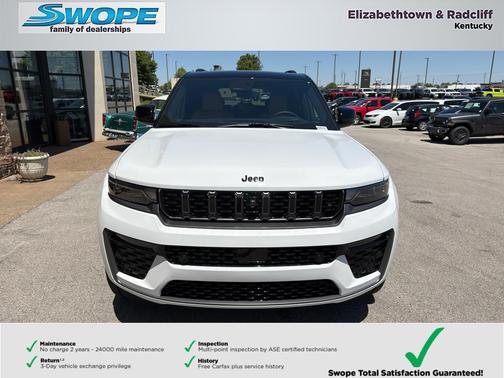 Bright White Clearcoat 2026 Jeep Grand Cherokee Summit