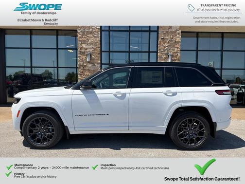 Bright White Clearcoat 2026 Jeep Grand Cherokee Summit