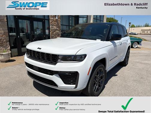 Bright White Clearcoat 2026 Jeep Grand Cherokee Summit
