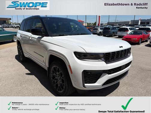 Bright White Clearcoat 2026 Jeep Grand Cherokee Summit