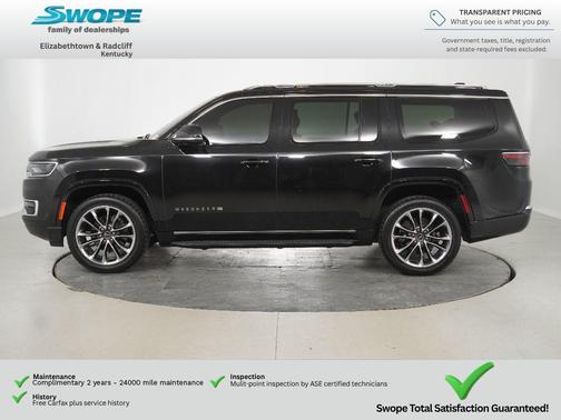 Diamond Black Crystal Pearlcoat 2024 Jeep Wagoneer Series II 4x4