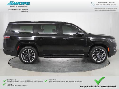 Diamond Black Crystal Pearlcoat 2024 Jeep Wagoneer Series II 4x4