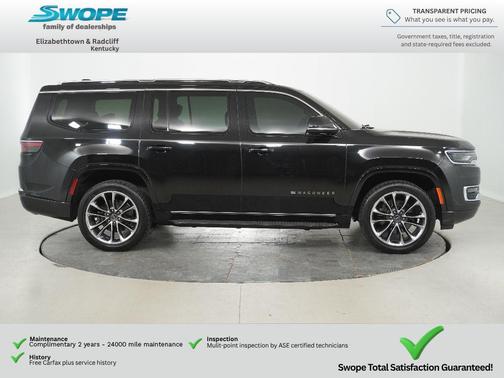 Diamond Black Crystal Pearlcoat 2024 Jeep Wagoneer Series II 4x4