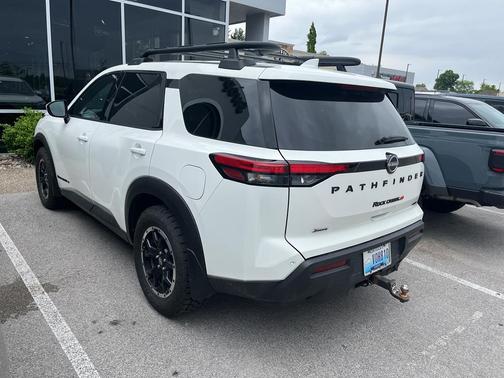 Glacier White 2025 Nissan Pathfinder Rock Creek 4WD