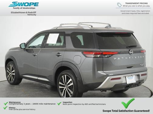 Gun Metallic 2024 Nissan Pathfinder Platinum 4WD