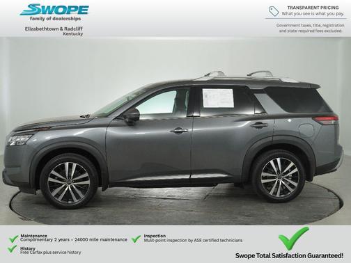 Gun Metallic 2024 Nissan Pathfinder Platinum 4WD