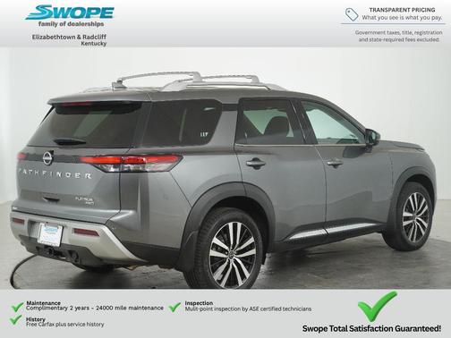 Gun Metallic 2024 Nissan Pathfinder Platinum 4WD