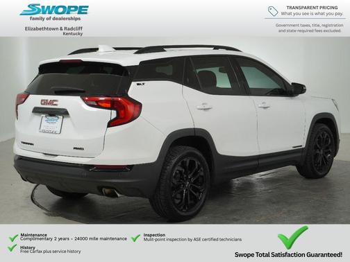 Summit White 2020 GMC Terrain SLT