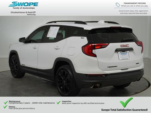 Summit White 2020 GMC Terrain SLT