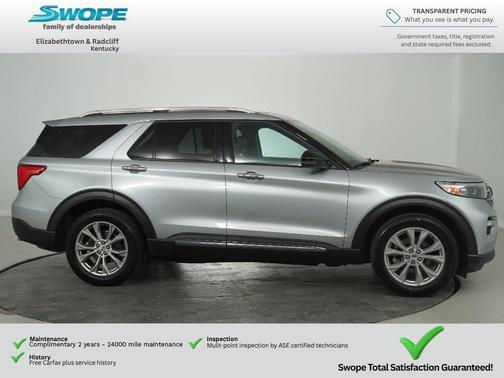 ICONIC SILVER METALLIC 2023 Ford Explorer Limited