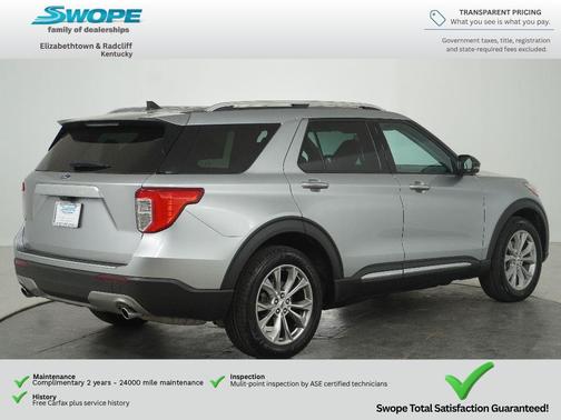 ICONIC SILVER METALLIC 2023 Ford Explorer Limited