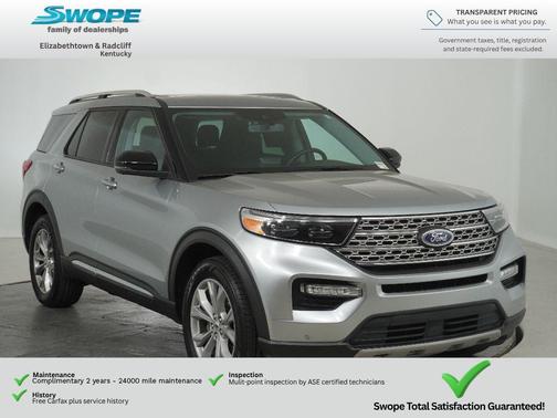 ICONIC SILVER METALLIC 2023 Ford Explorer Limited