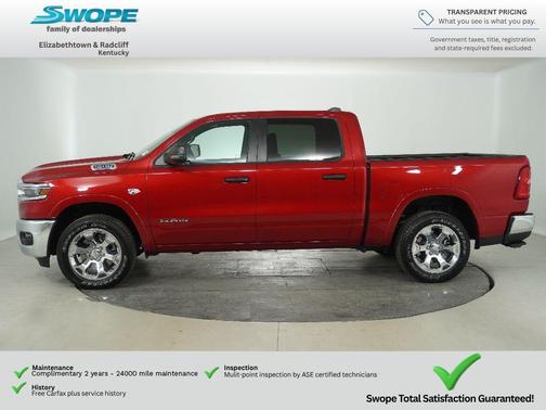 Molten Red Pearlcoat 2026 RAM 1500 Big Horn/Lone Star